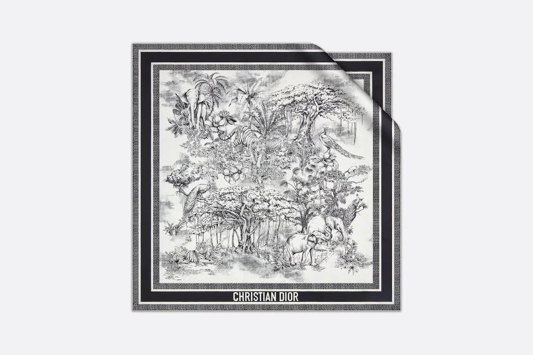 TOILE DE JOUY VOYAGE 90 SQUARE SCARF